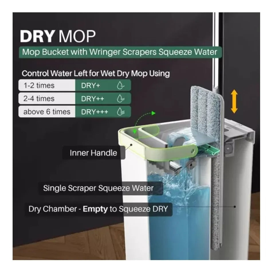 Trapeador Microfibra Y Escurridor