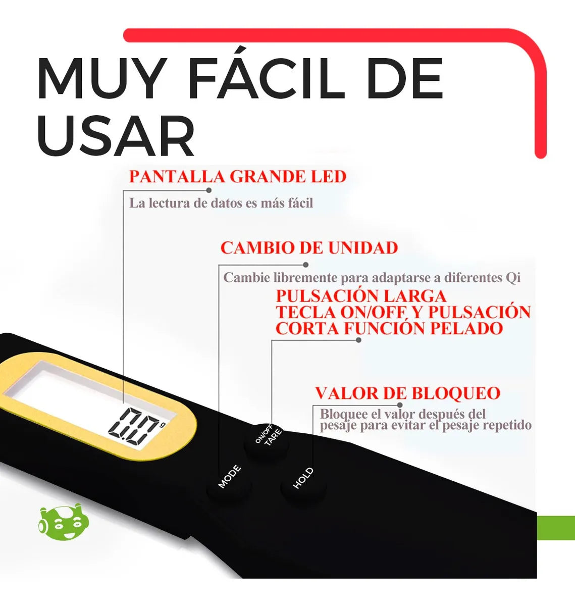 Cuchara Gramera Medidora Digital